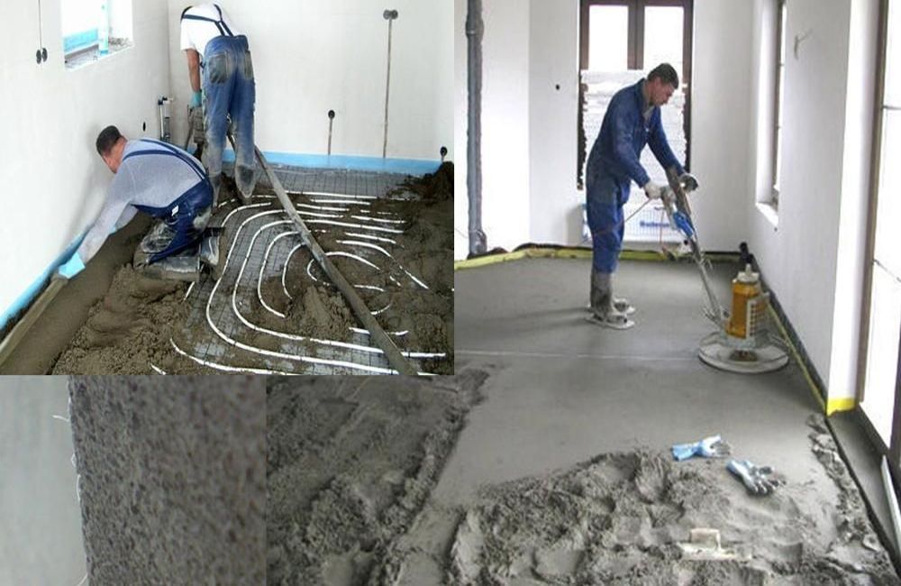 Что обеспечивает качественная полусухая стяжка пола? полусухая стяжка стоимость за м2