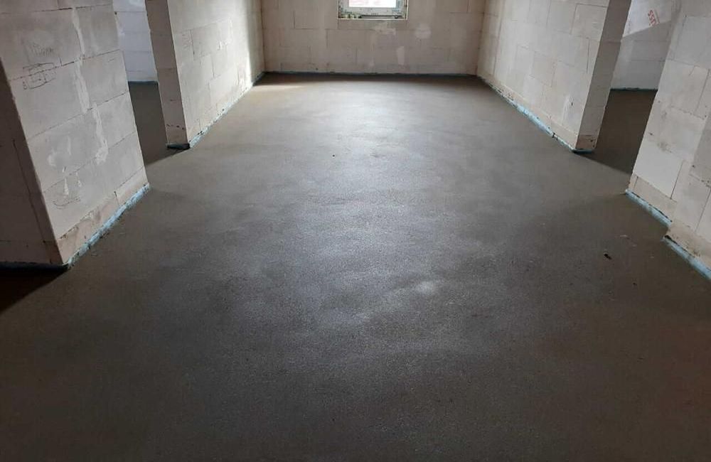 механизированная стяжка на бетон