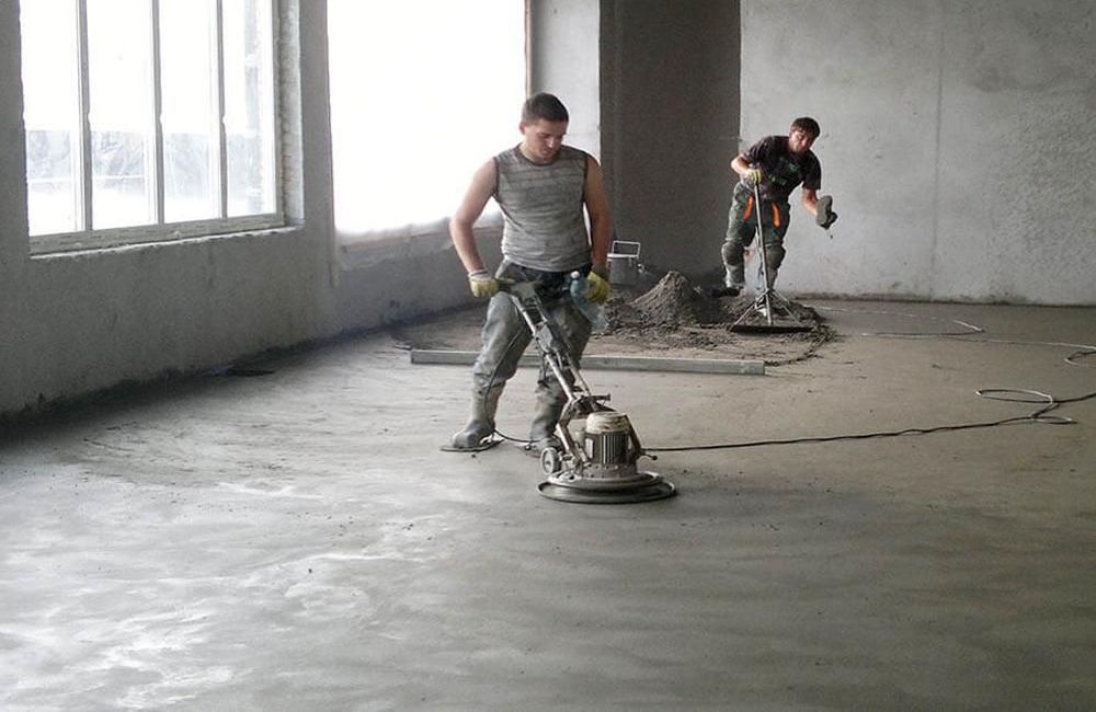 механизированная стяжка на пол с гарантией