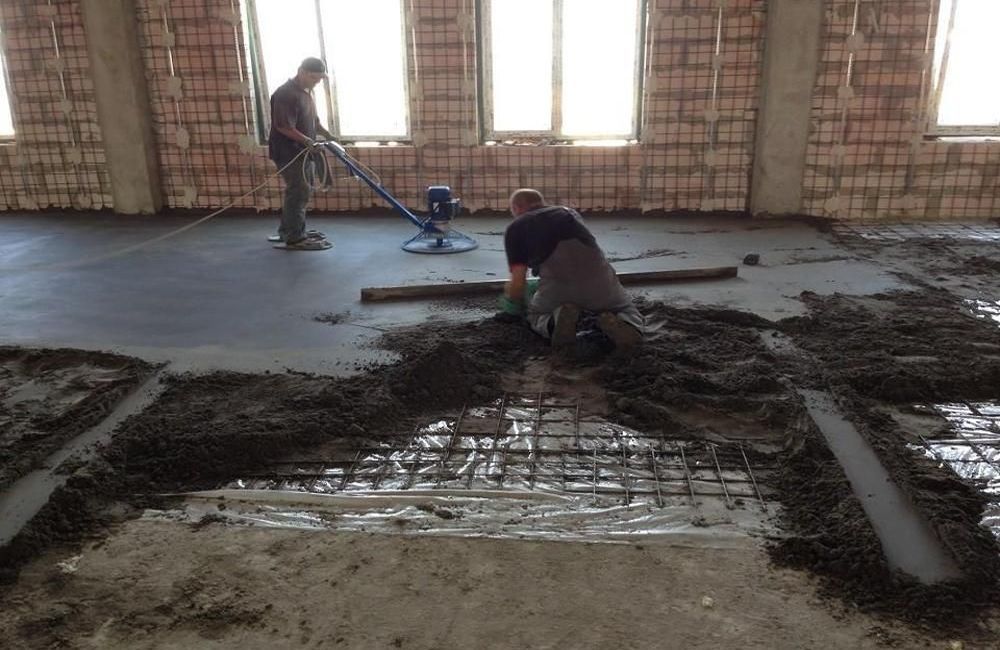 полусухая стяжка в доме цена