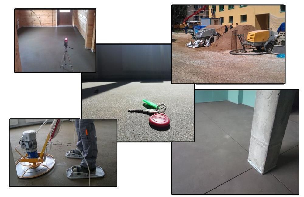 полусухая стяжка в частном доме цена