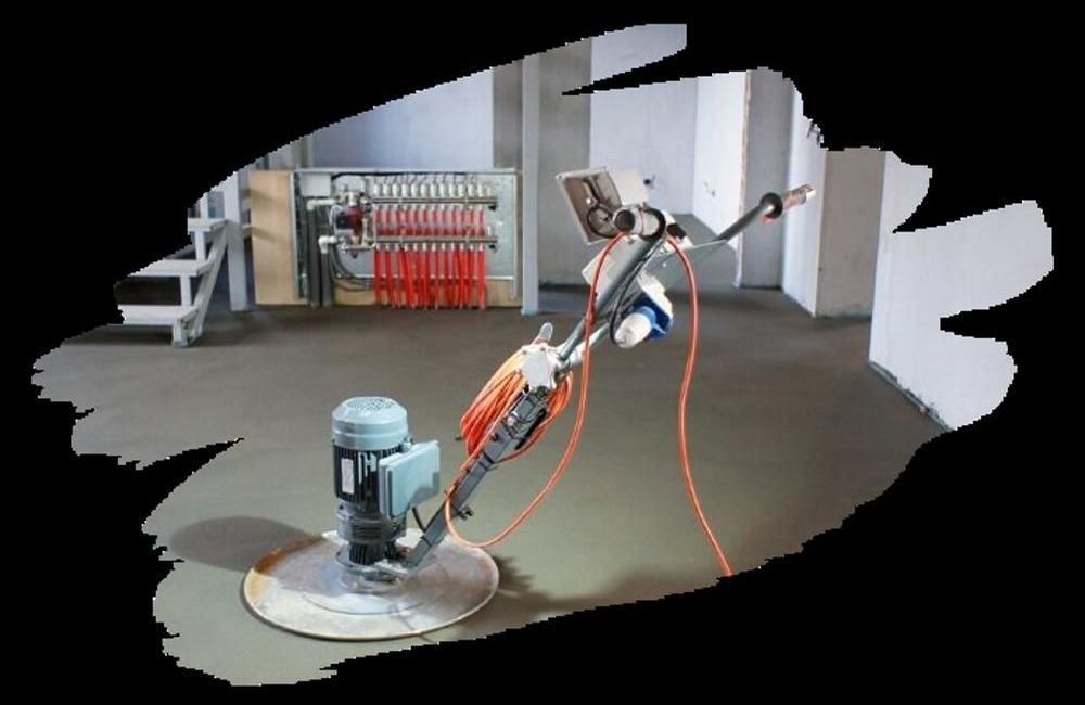 полусухая стяжка на доски в комнате