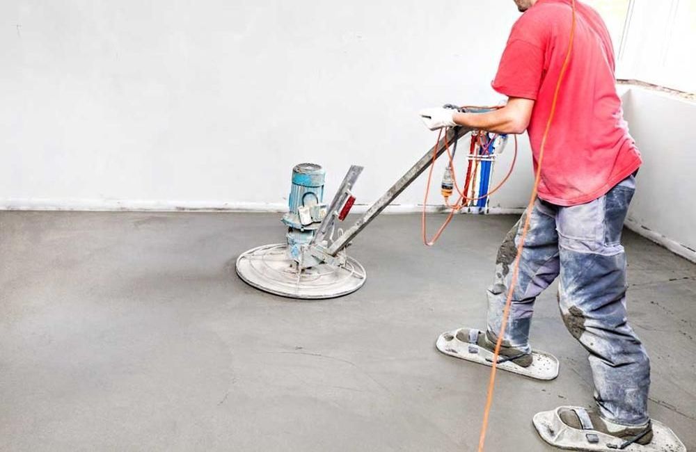 полусухая стяжка на пол в частном доме