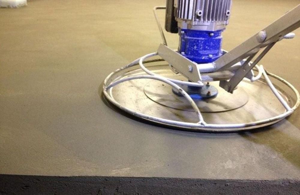 полусухая стяжка пола квартире доме