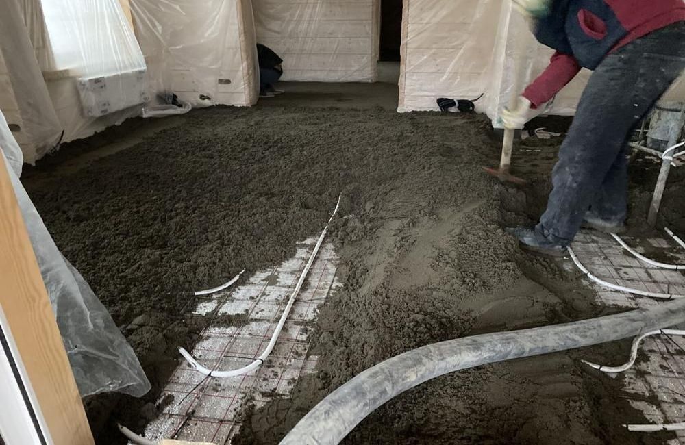 полусухая стяжка сколько сантиметров