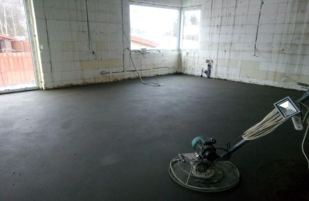 полусухая стяжка с материалами цена