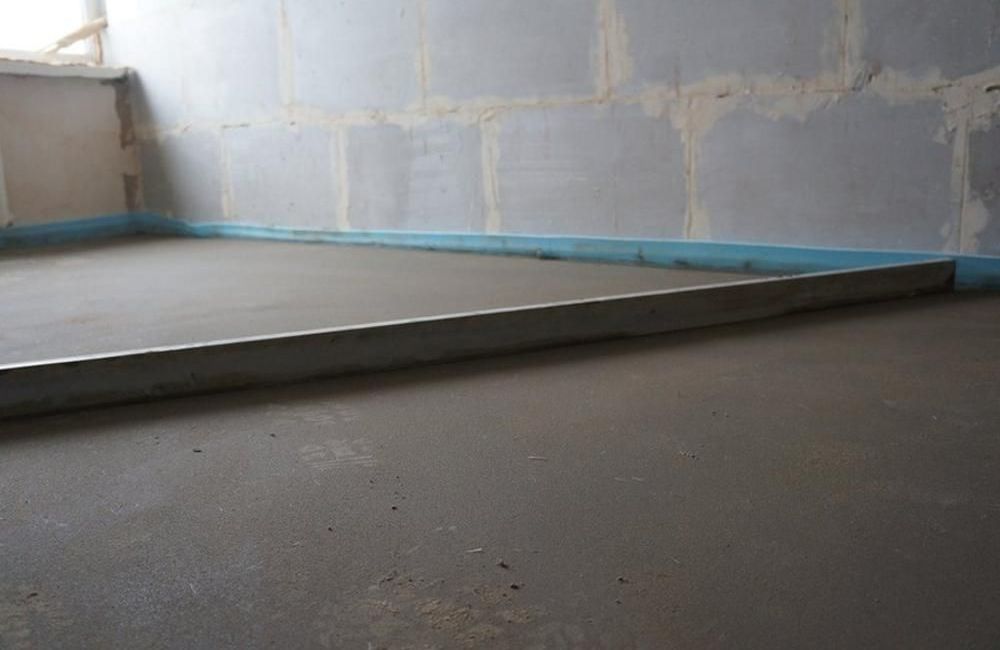 полусухая чистовая стяжка