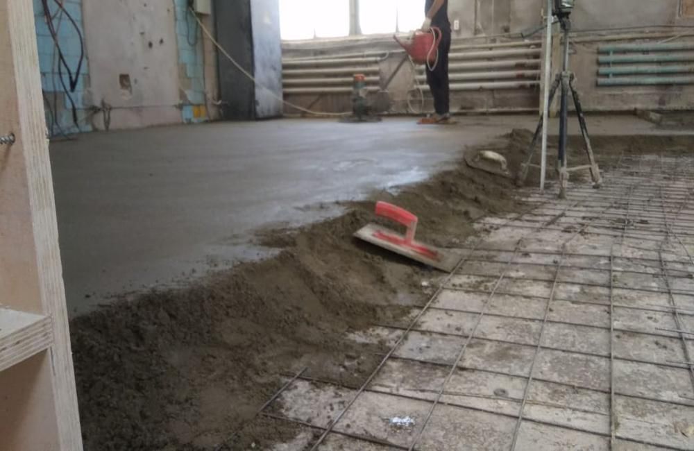 сделать полусухую стяжку пола