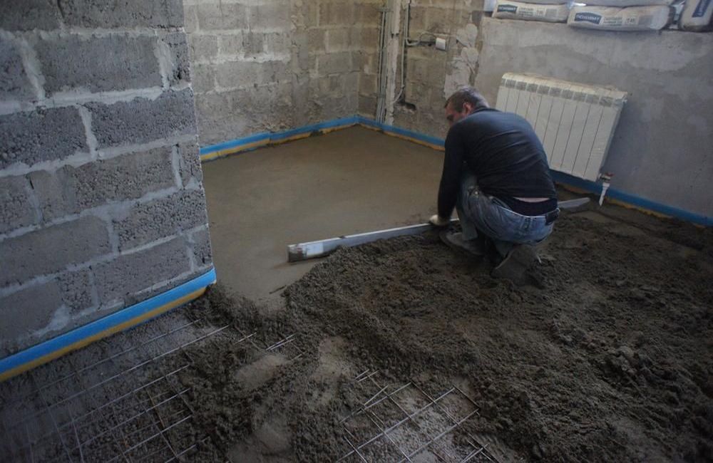 стяжка пола механизированная