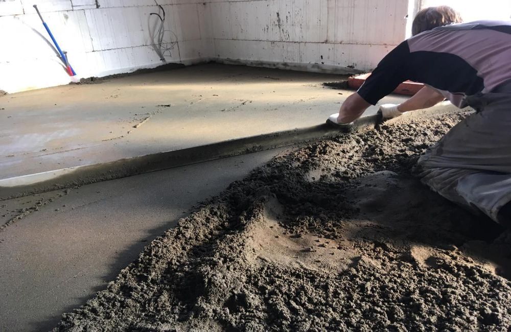 стяжка пола полусухая цена за метр