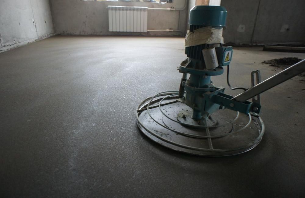 сухая механизированная стяжка