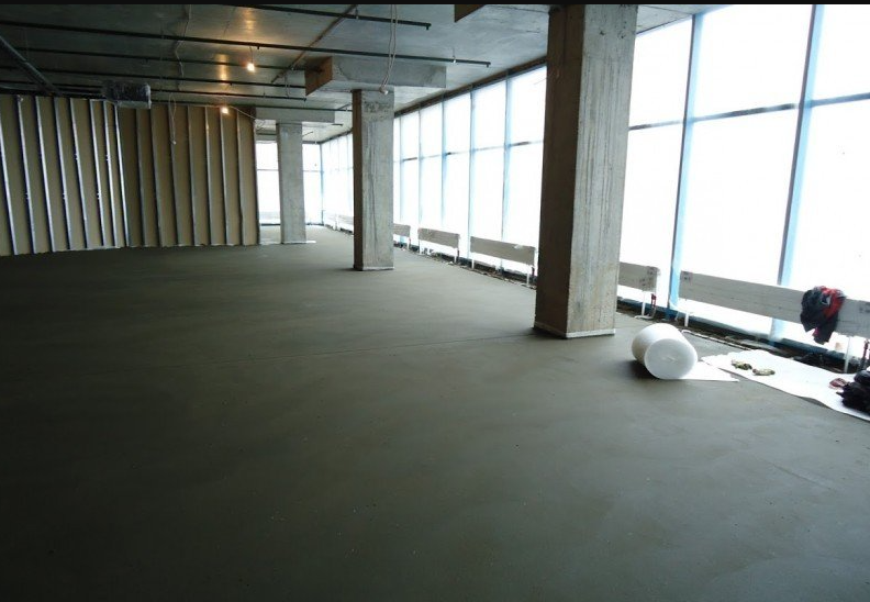 полусухая стяжка в ресторане