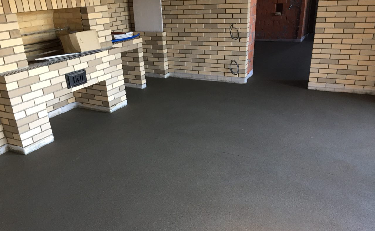 Полусухая стяжка в частном доме