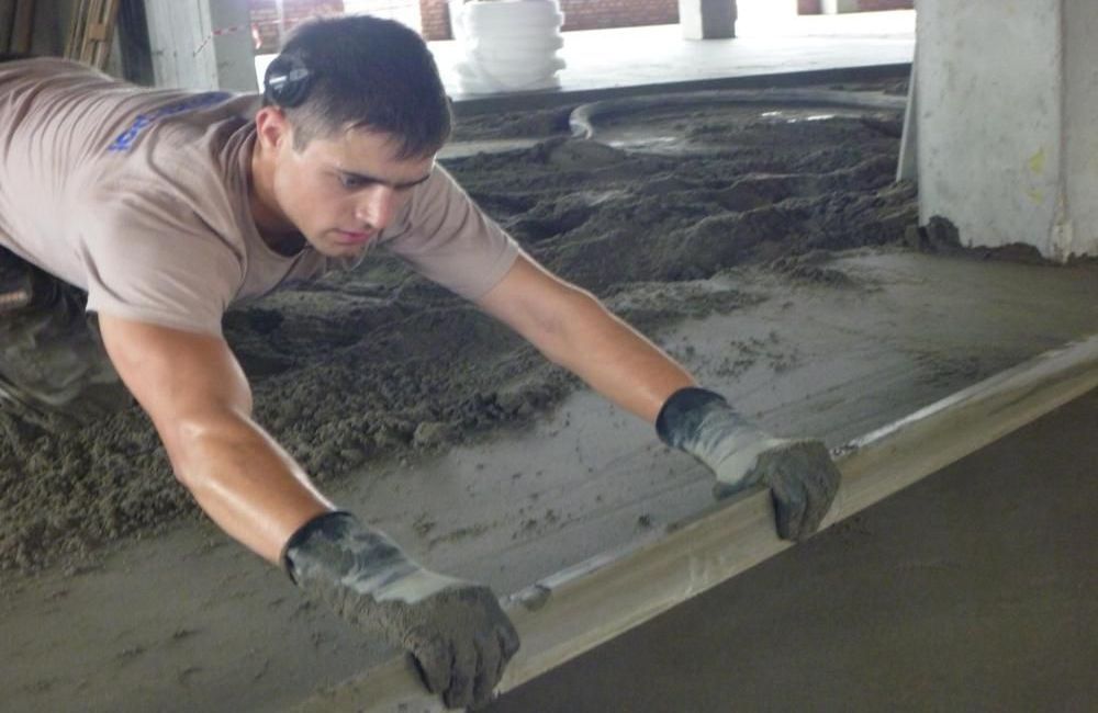 компания полусухая стяжка