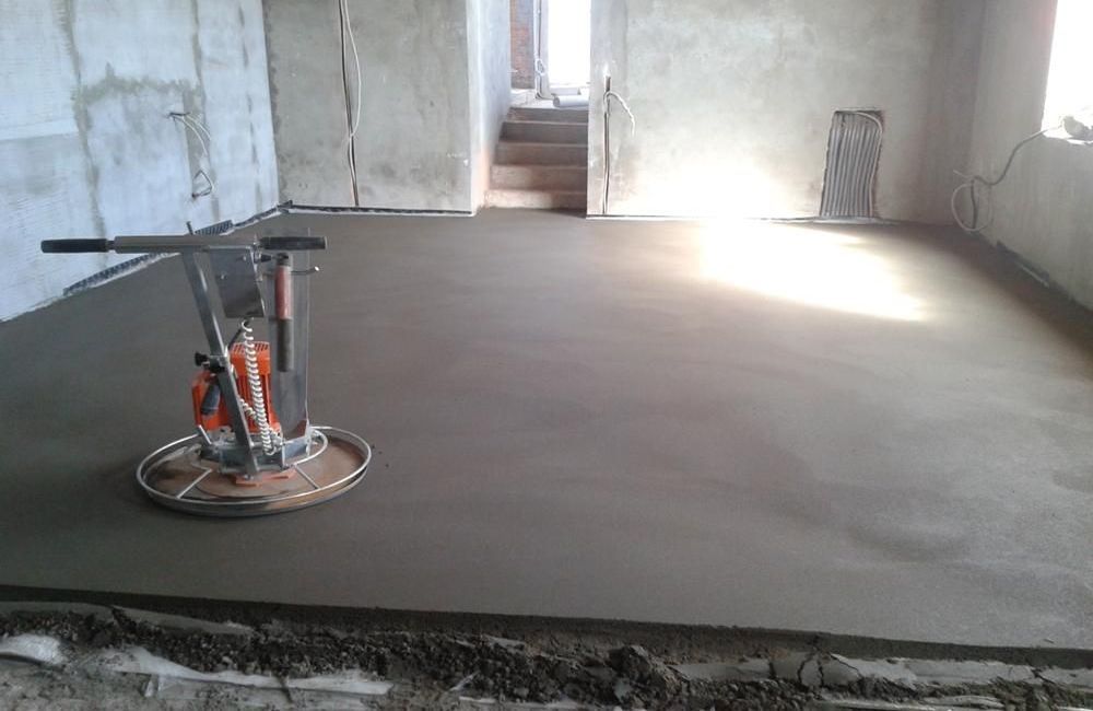 коттедж полусухая стяжка