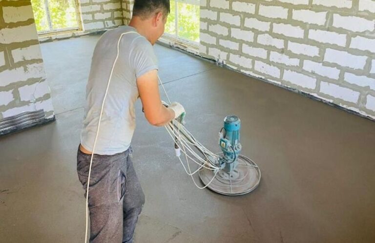 механизированная стяжка с материалом заказать