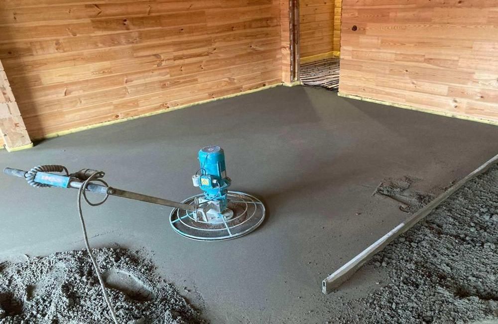 полуручная полусухая стяжка