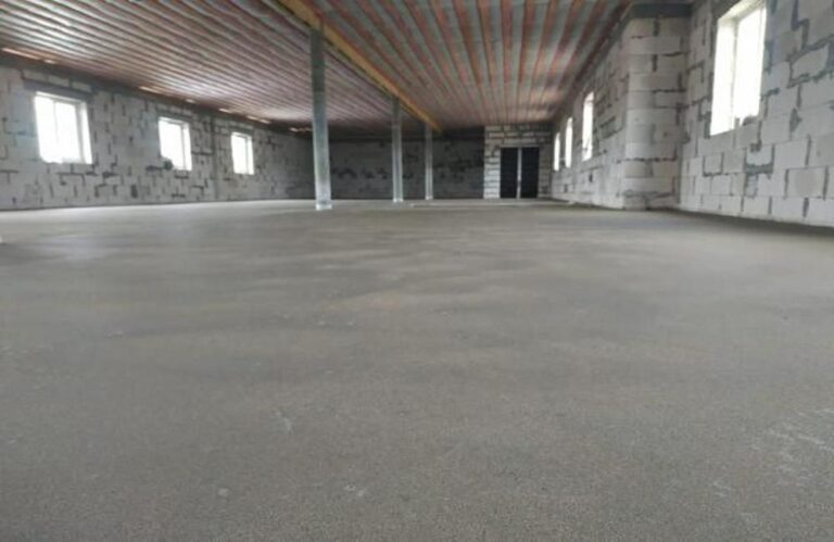 полусухая стяжка на пол в панельном доме