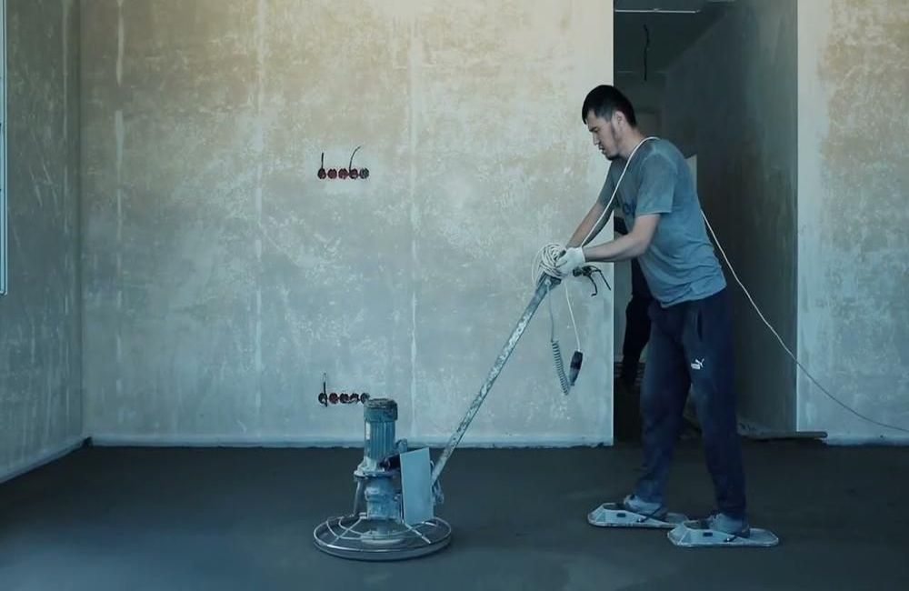 полусухая стяжка под линолеум