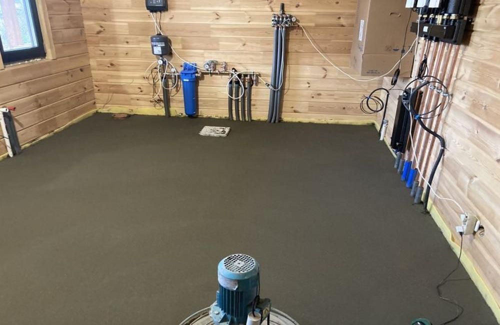 полусухая стяжка пола в панельном доме