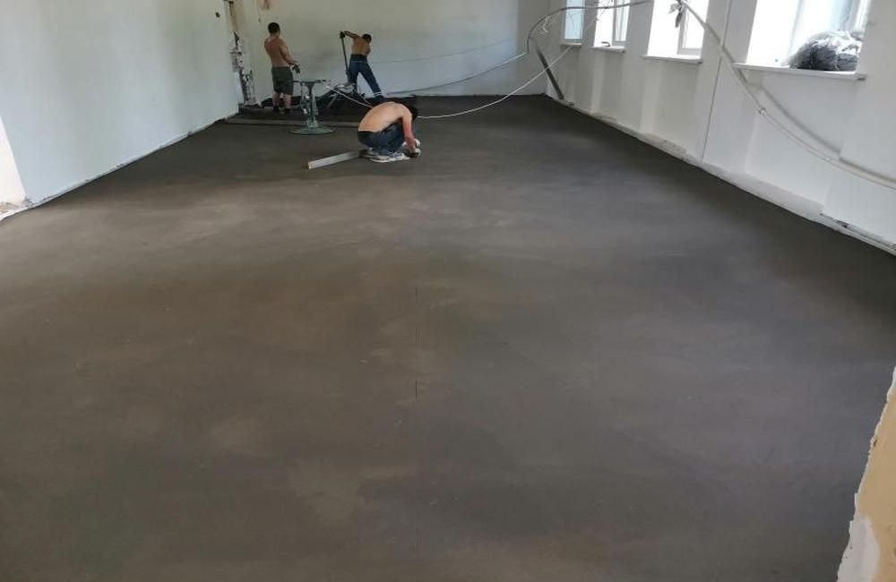 полусухая стяжка пола на доски