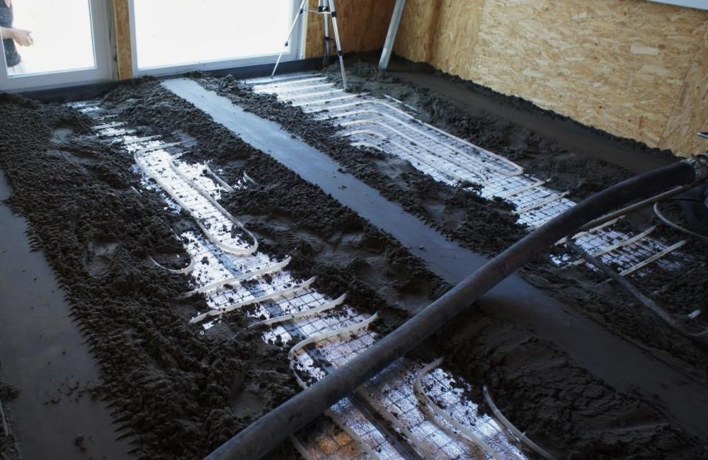 полусухая стяжка пола цена за квадратный метр