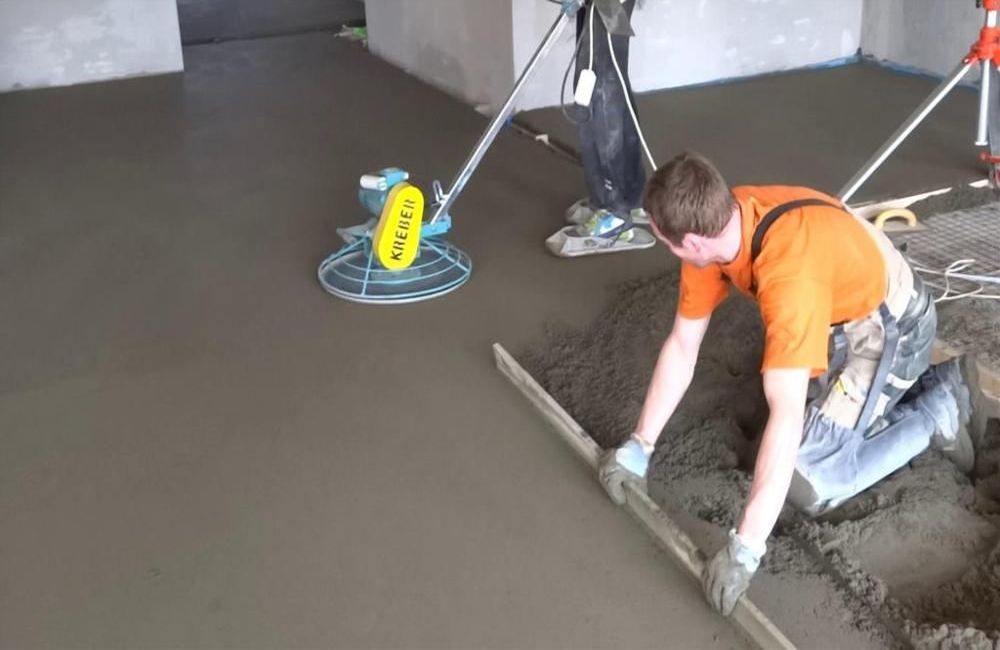 полусухая стяжка пола цена с материалом