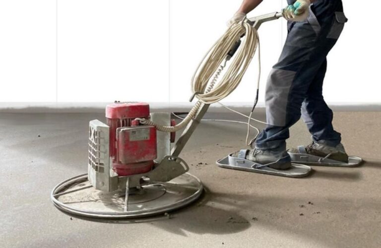 полусухая стяжка с материалом