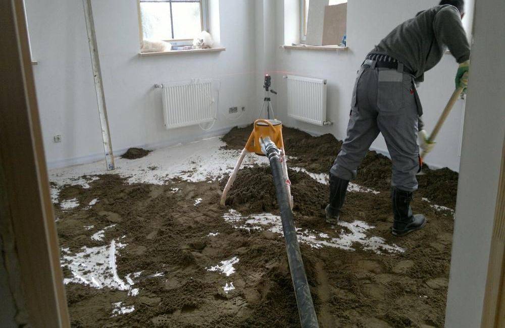 полусухая стяжка с материалом стоимость