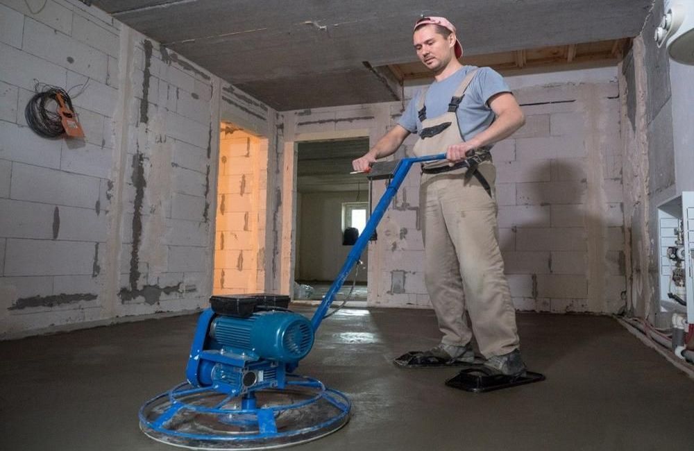 полусухая стяжка цена под ключ