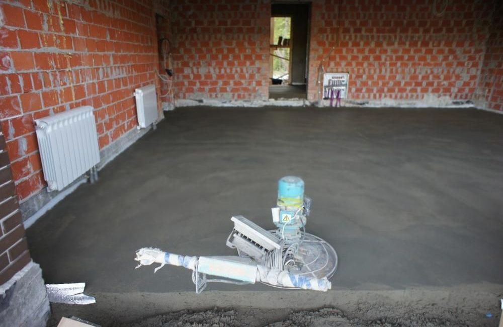 правильная полусухая стяжка