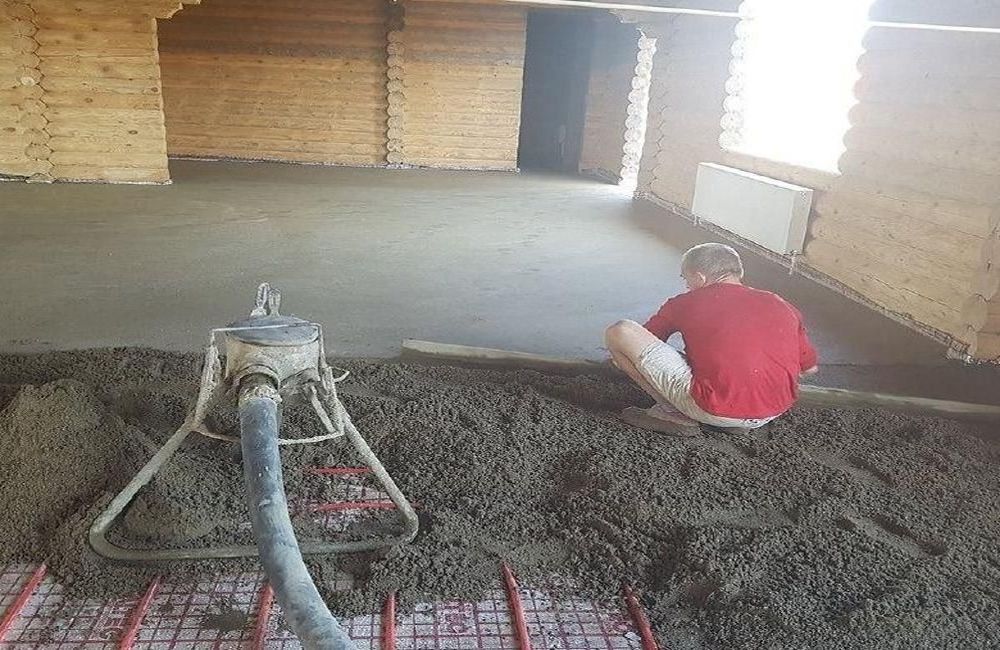 сколько стоит квадратный метр стяжки пола